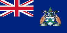 Ascension Island Courtesy flag