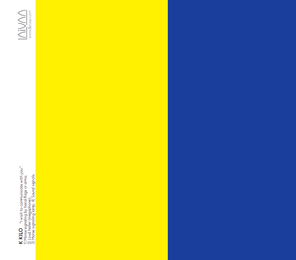 Code flag K Kilo