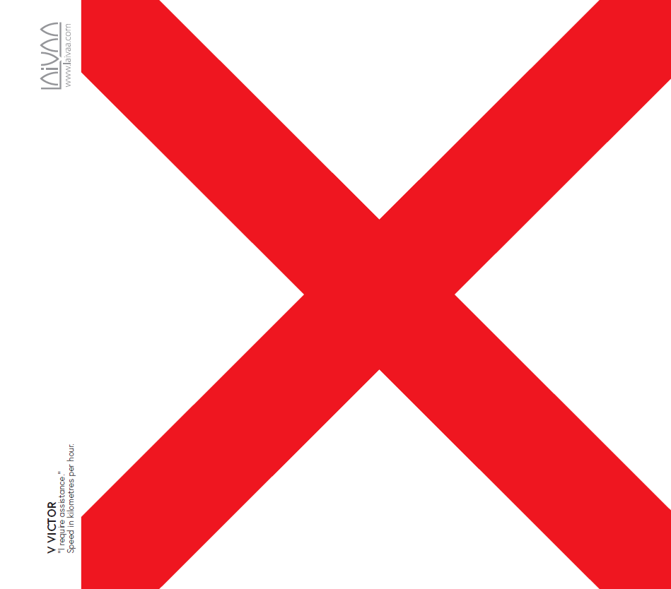 Code flag V Victor